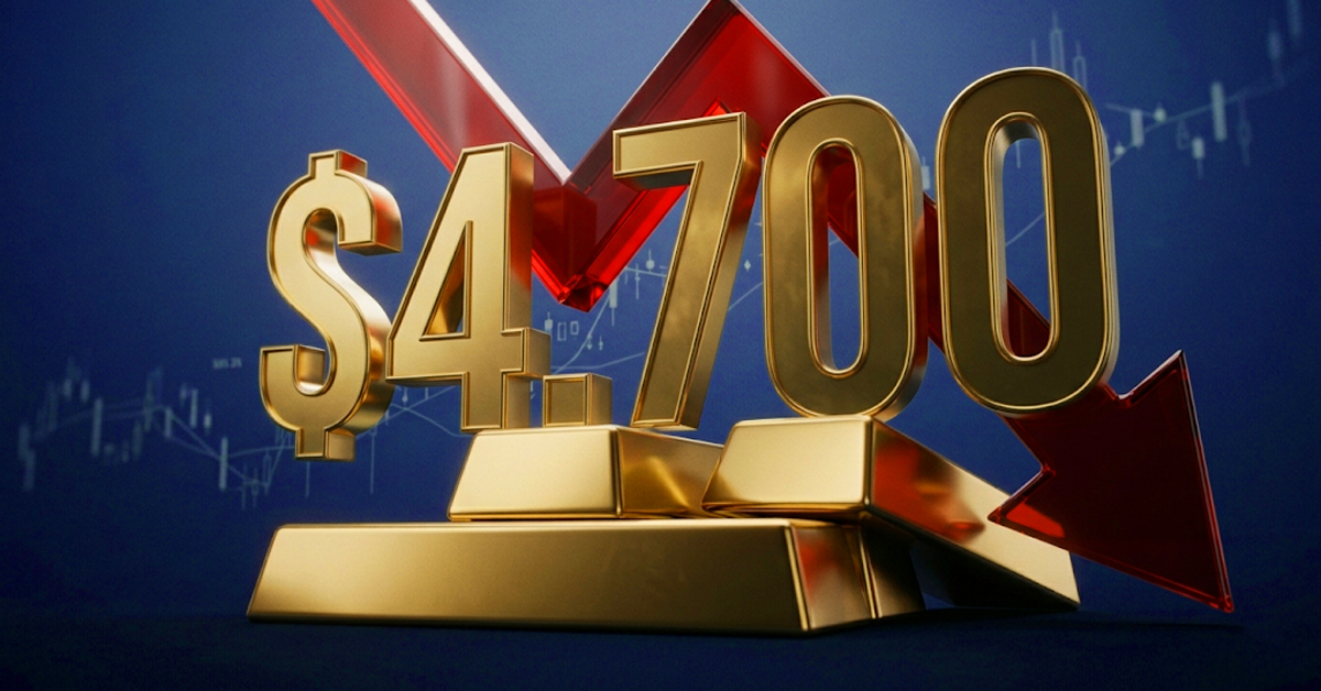 Giá vàng giảm xuống dưới mốc 4.700 USD do đồng USD mạnh lên và giá dầu tăng cao.