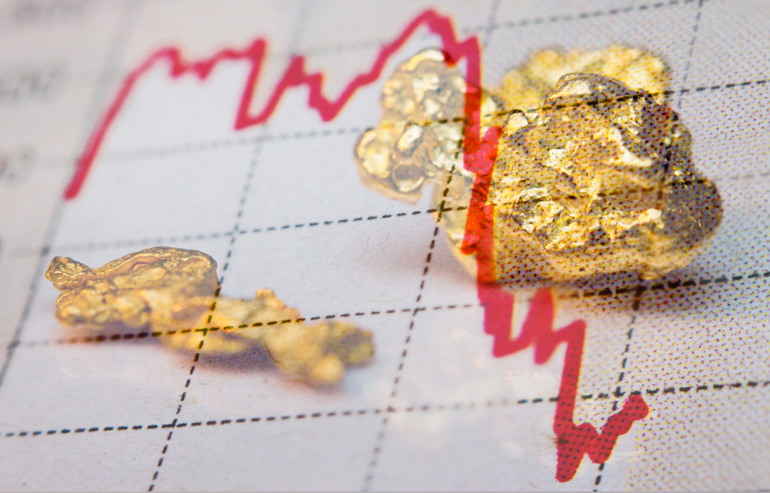 Gold trading prices plummet