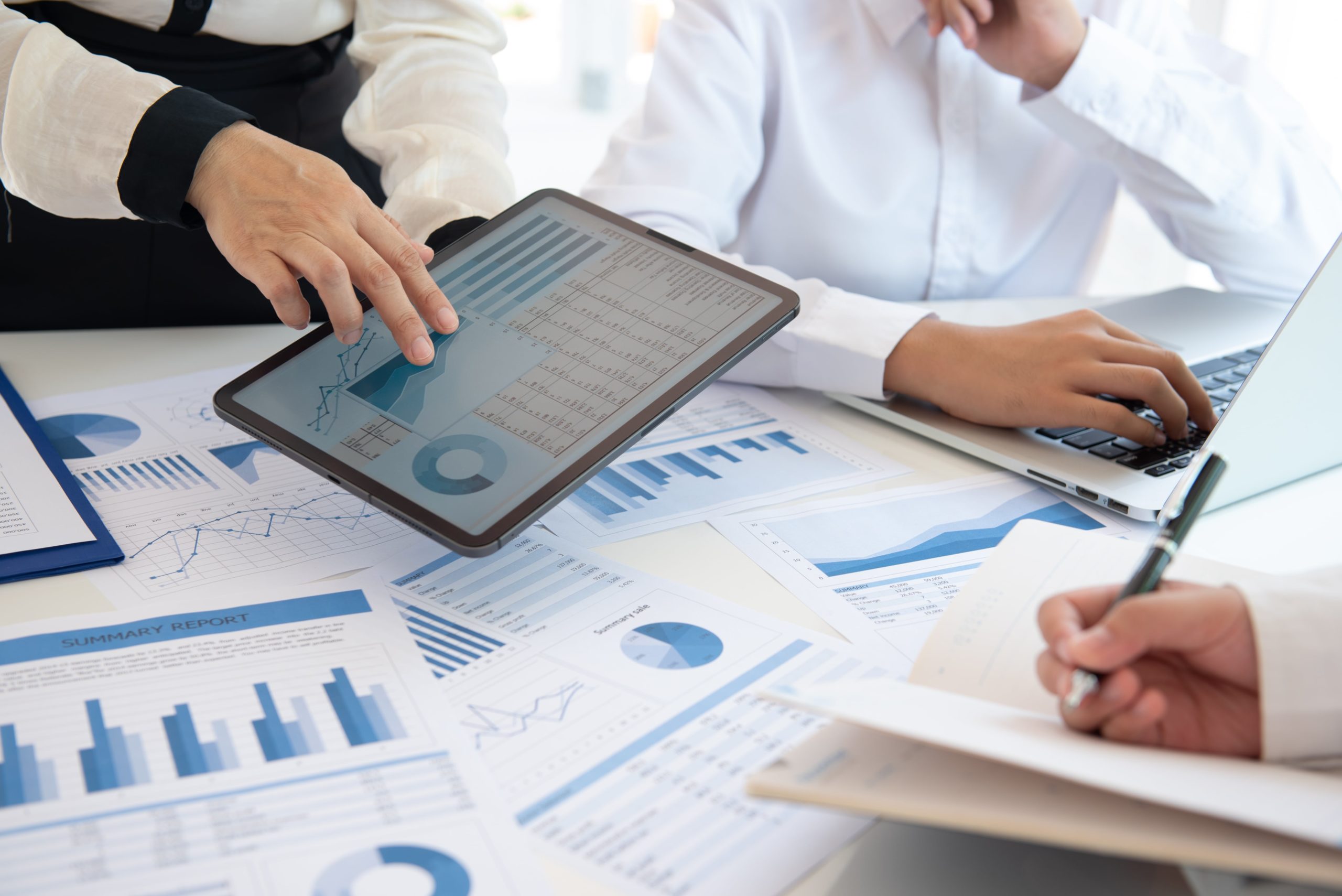 Investors checking the financial market graph amid U.S. Dollar at 2-Decade High