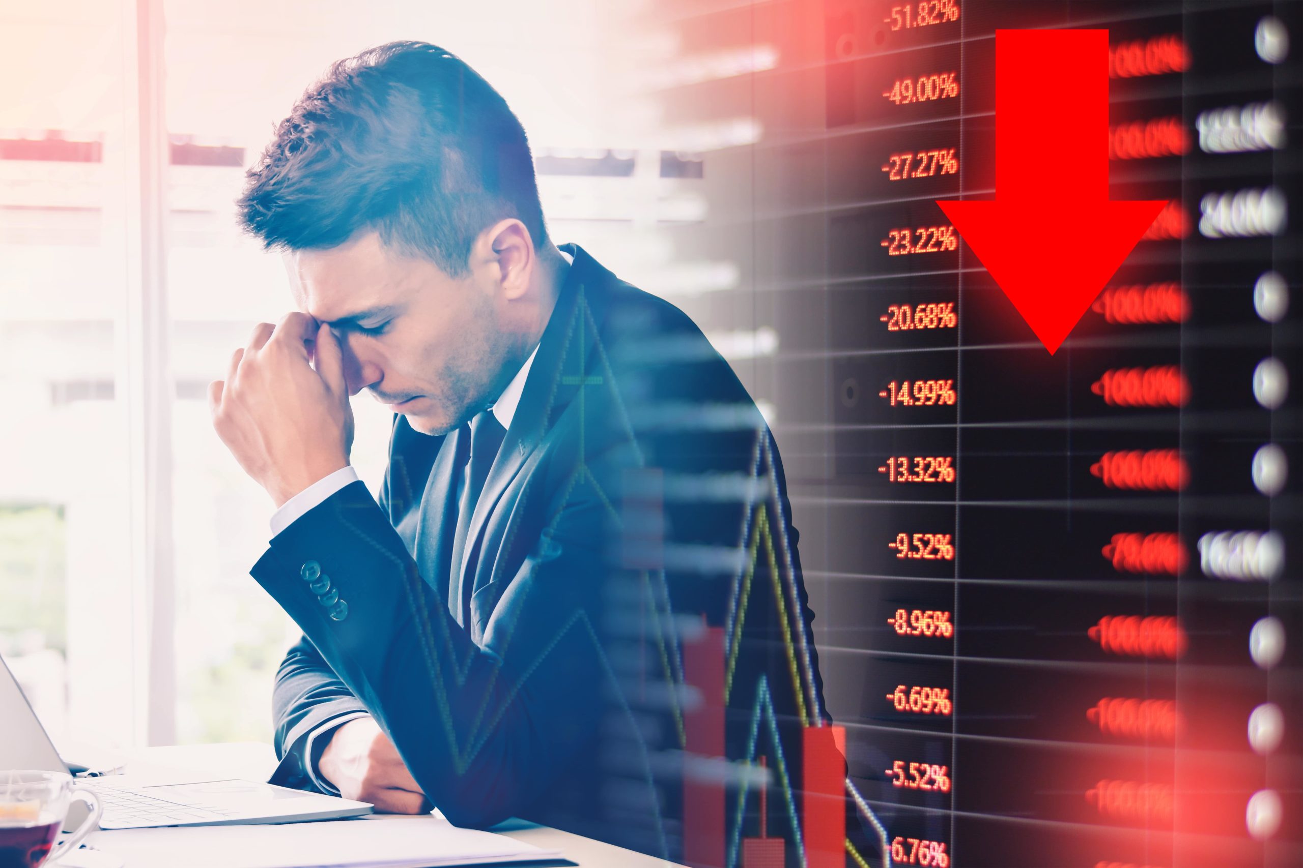 Recessionary Tension Rises resulting to the trader being worried.