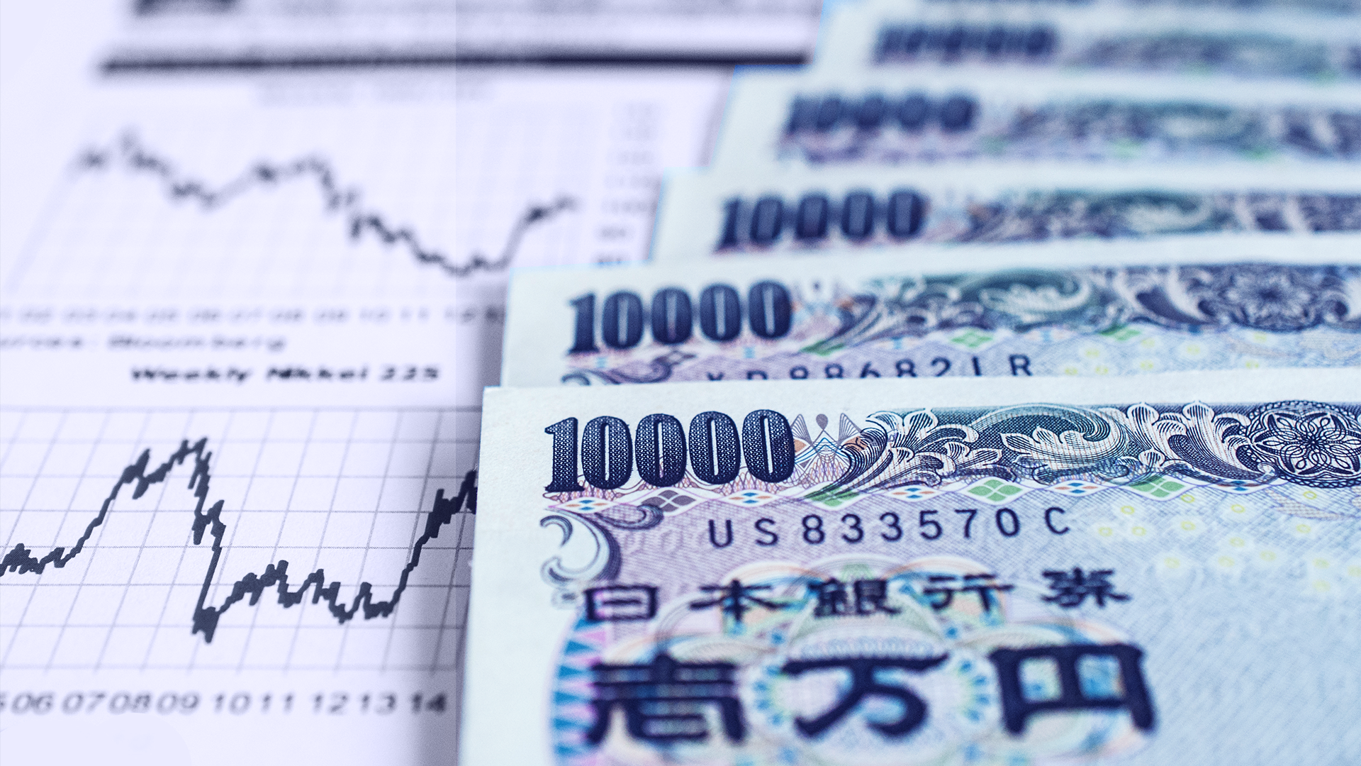 10000 bills of Japanese Yen amidst BOJ intervenes currency markets