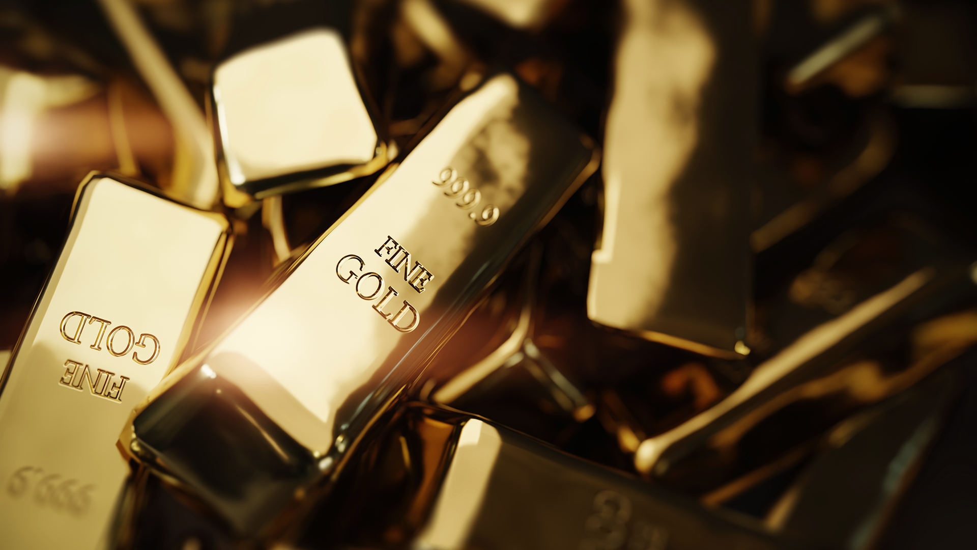 Gold bars amid Gold is Back to Experience 1960 Levels