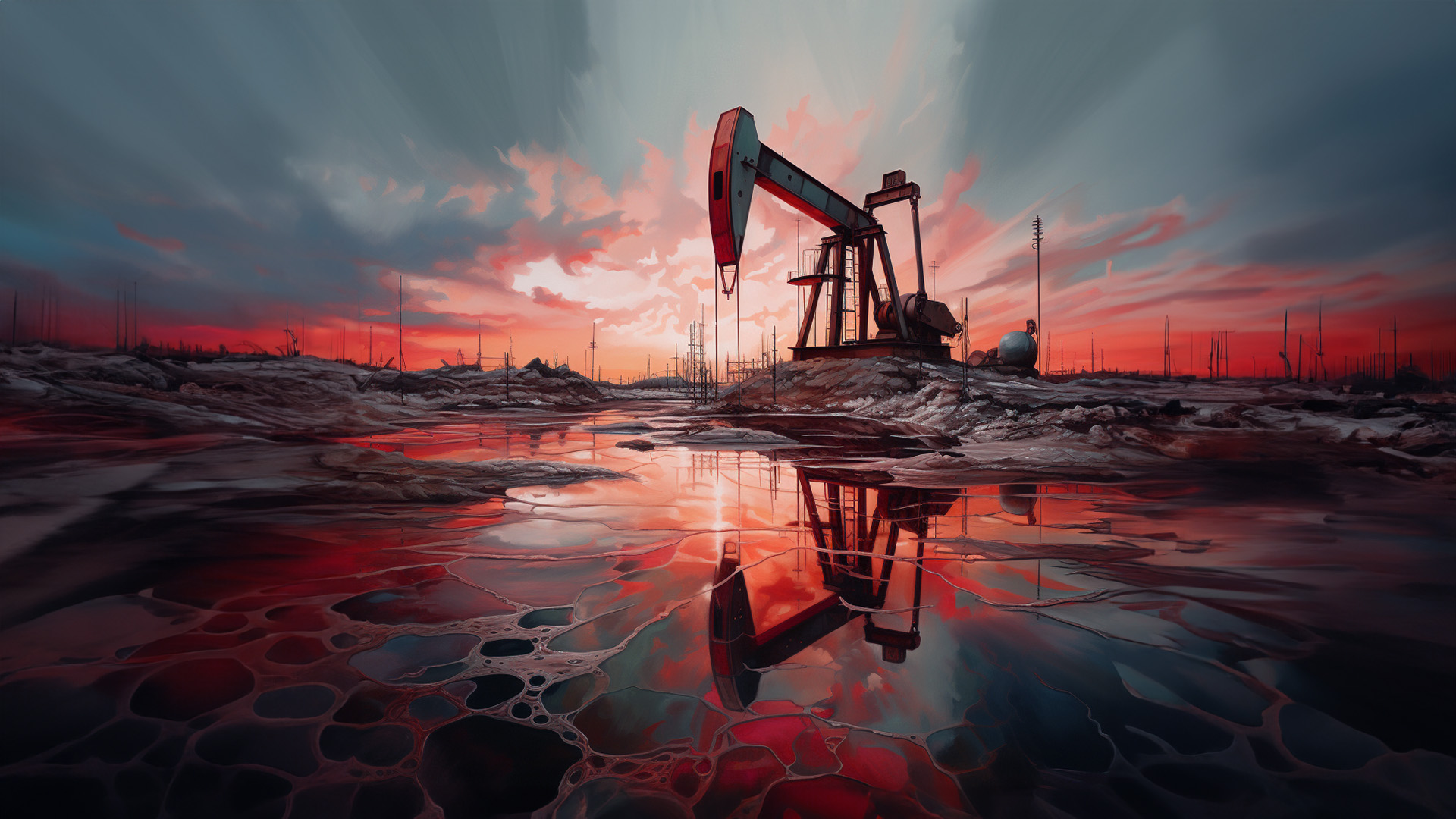 oil driller going down