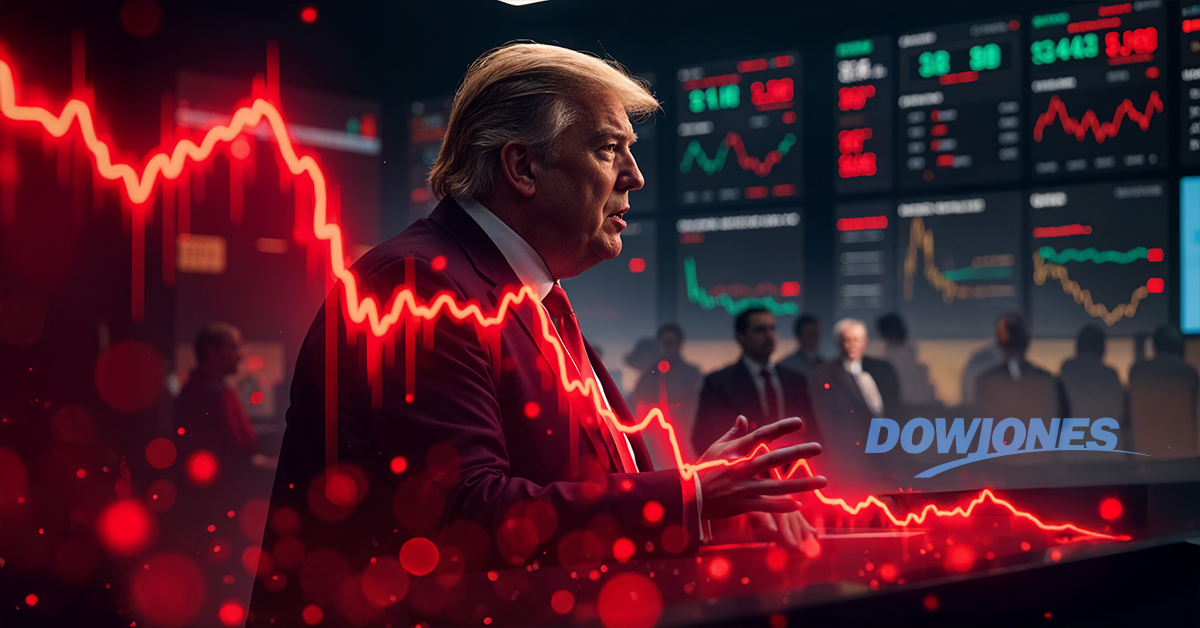 Dow Jones Drop 1,000 points after Trump's remarks against Powell